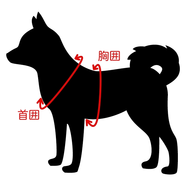 日本製ハーネスのサイズについて